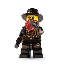 Lego minifigures serie 6 da collezione Bandito del Far West 8827