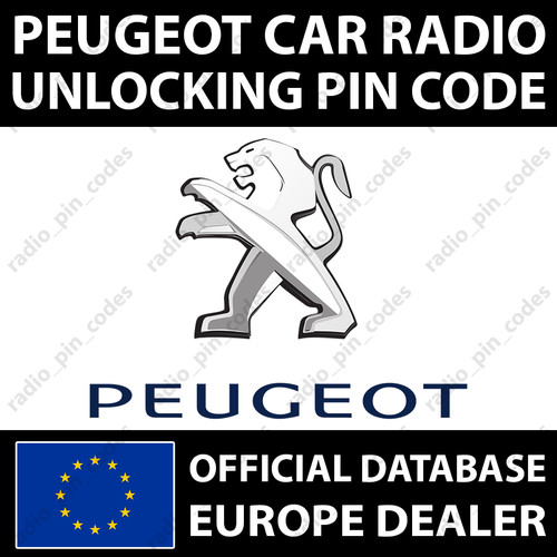 Peugeot radio pin codice - pin,