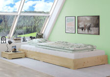 Struttura letto 80x200 Letto per ospiti Letto da terra con accessori opzionali