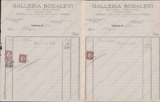 1931 VENEZIA Galleria BORALEVI Arte antica Tappeti persiani LOTTO 2 ricevute