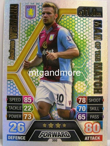 Match attax 2013 premier - match,