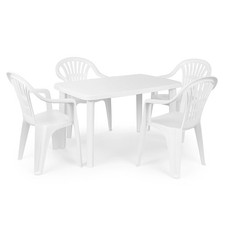 Set Tavolo Ovale con 4 Sedie