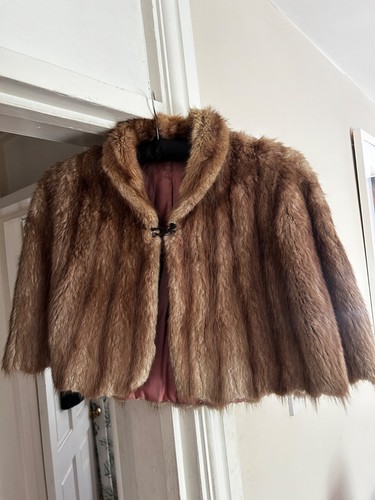 Mantella visone vintage - mantella,