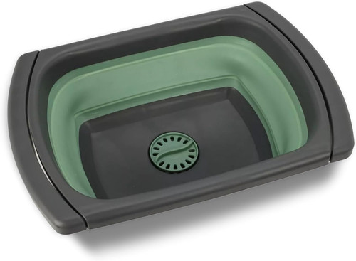 Lavandino pieghevole verde - verde, –