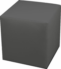 Pouf cubo con piedini - con,