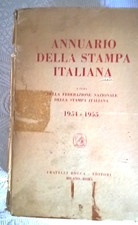 1954.55  SPLENDIDO GRANDE ANNUARIO DELLA STAMPA ITALIANA USATO MOLTO RARO