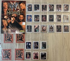 MERLIN - WWE HEROES - COMPLETO - album + sticker - non incollato