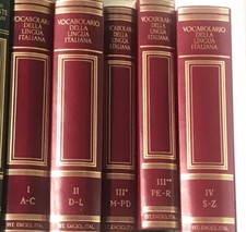 Vocabolario Della Lingua Italiana Treccani 5 Volumi
