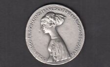 CECILIA GONZAGA (1426-1451)  Riproduzione Medaglia Pisanello 1447 in Argento 925