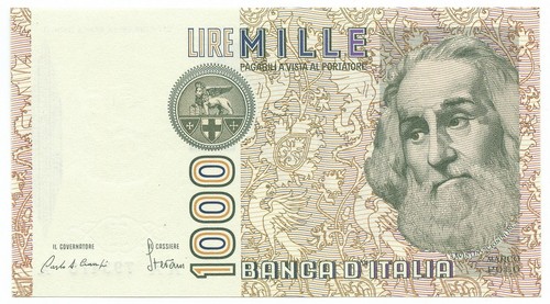 1000 lire marco polo prima - marco,
