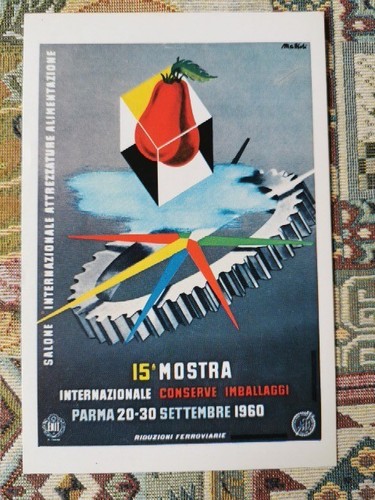 Cartolina parma mostra - cartolina,