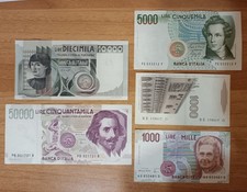 50000  10000 5000 1000 Lire