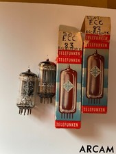 VALVOLE ECC83 12AX7 TELEFUNKEN SMOOTH PLATE COPPIA