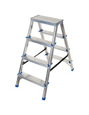 SVELT, Scaletta-Sgabello in alluminio a 2 tronchi di salita, MODELLO BOBO PLUS 4