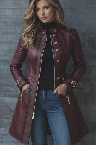 Cappotto lungo motociclista - cappotto, da
