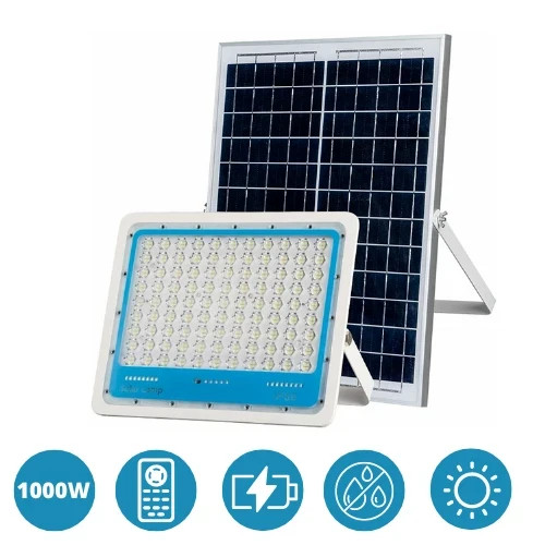 Faro led 1000w faretto solare - faro,