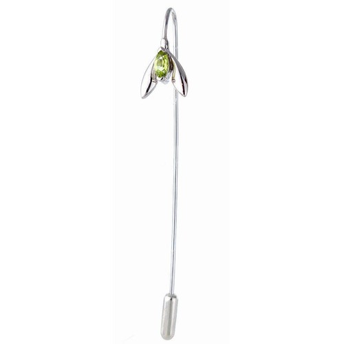 Peridoto snowdrop cravatta - peridoto,