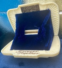 Scatola Anello Art Decò Crema