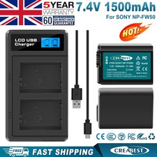 2x NP-FW50 batteria + doppio