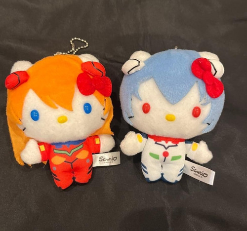 Evangelion hello kitty - evangelion, ×