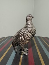 Large Silver Plated Partridge