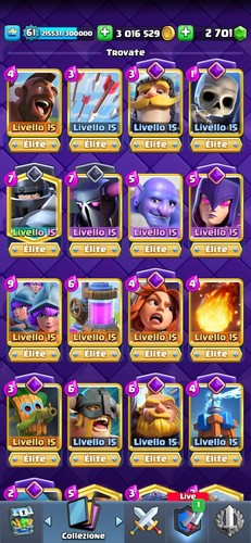 Account clash royal 30 - clash, 61,
