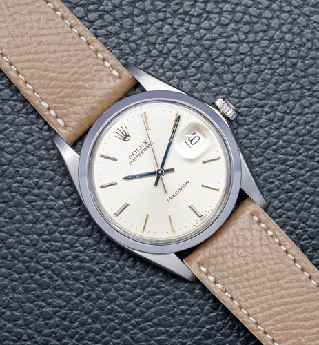 Rolex oysterdate 6694 silver - rolex,