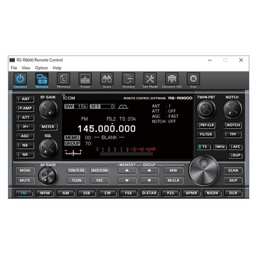 Icom r8600 remote - icom, rs-r8600