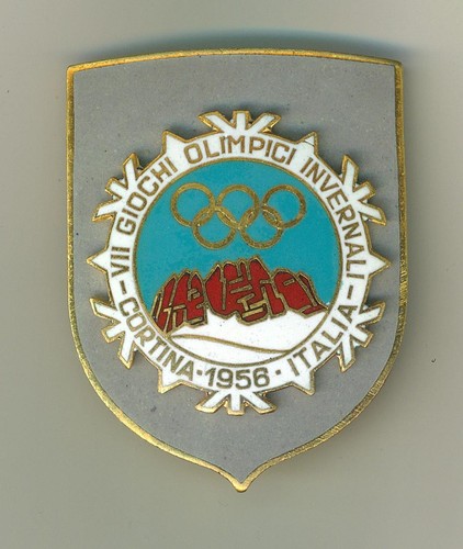 Cortina 1956 badge spilla - cortina,