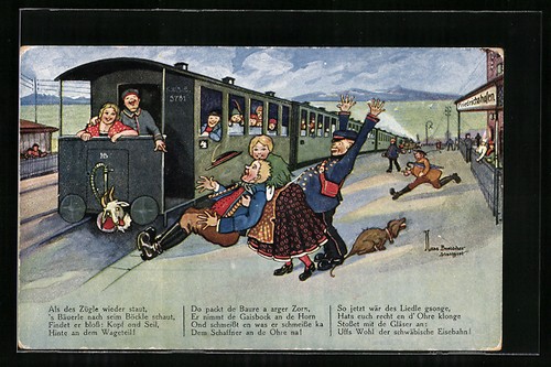 Cartolina artista hans - cartolina,