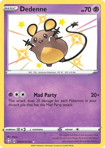 Dedenne sv051 sv122 - dedenne,