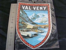ADESIVO COURMAYEUR VAL VENY FUNIVIA CHETIF SCUDO VINTAGE