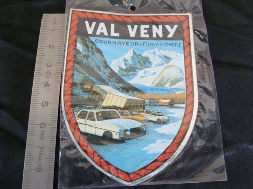 Adesivo courmayeur val veny - adesivo,
