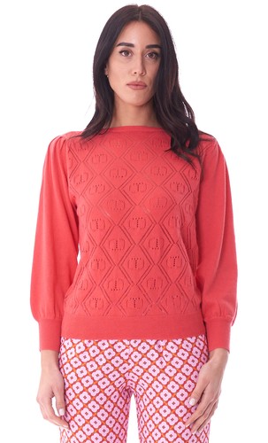 Maglia twinset logata - maglia,