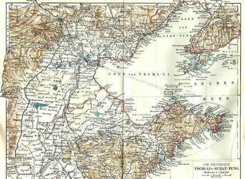 1895 antica mappa ciina - mappa,