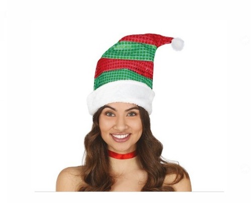 Cappello elfo strisce - a,
