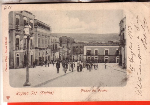 Cartolina ragusa viaggiata - ,