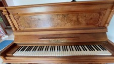 pianoforte verticale in radica CARL GAISSERT ZURICH 85 TASTI 2 PEDALI