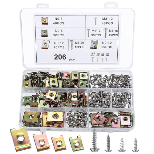 206 viti clips - viti, auto,