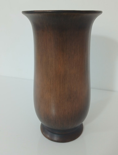 Antico vaso legno - tornito, a