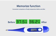 Termometro elettronico per adulti bambino adulto portatile sicuro testa morbida