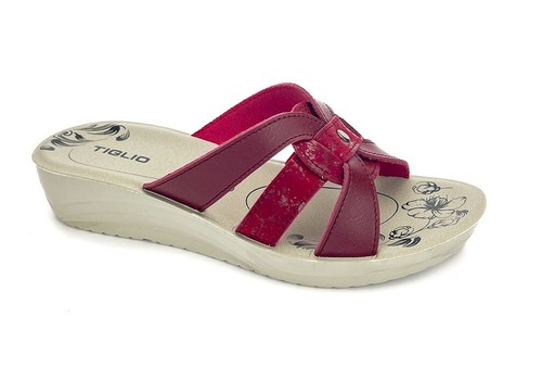 Tiglio 4216 blu beige - tiglio, rosso