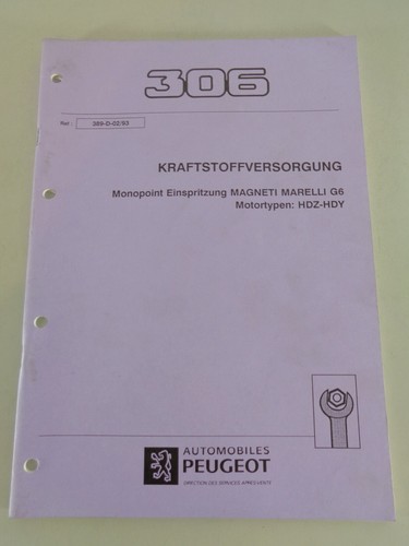 Manuale officina peugeot 306 - peugeot,