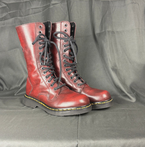 Stivali stringati martens - stivali, dr