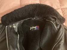 Giubbotto Pelle Aviatore Nero