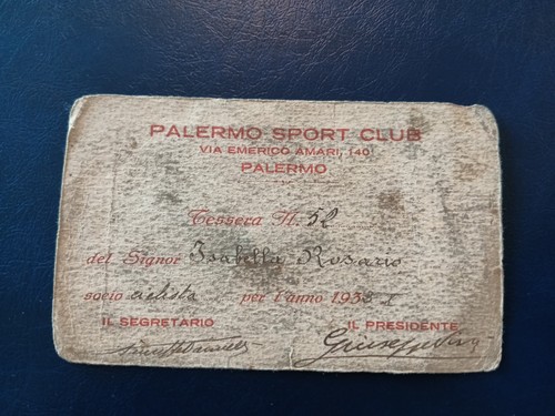 Ventennio tessera pnf - ventennio, calcio