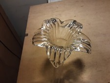 STUPENDO FIORE IN VETRO SOFFIATO STELO CAVO DA POTER RIEMPIRE LUNGHEZZA 34 CM DI