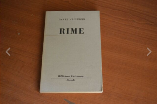 Dante alighieri rime rizzoli - alighieri,