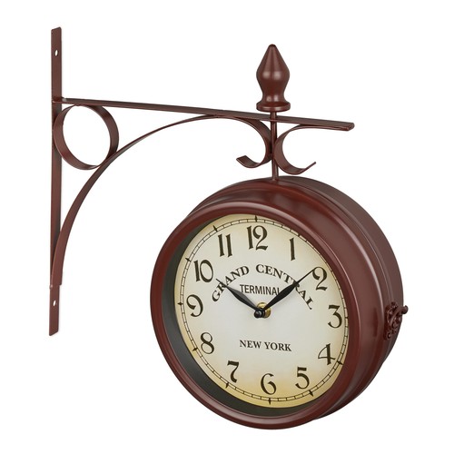 Orologio stazione doppio lato - orologio,