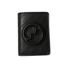 Portafoglio da donna Gucci Blondie in pelle nera